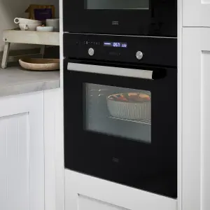 Cooke & Lewis CLCPBL Built-in Compact Oven - Brushed black