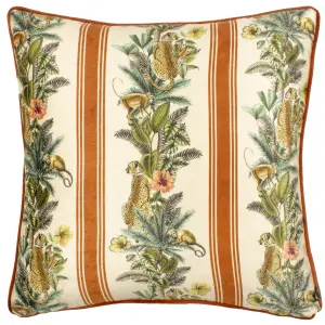 Wylder Leilani Nikau Siena Printed Chenille Polyester Filled Cushion