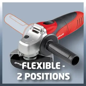 Einhell 115mm Angle Grinder 500W Corded Electric With Spindle Lock TC-AG 115