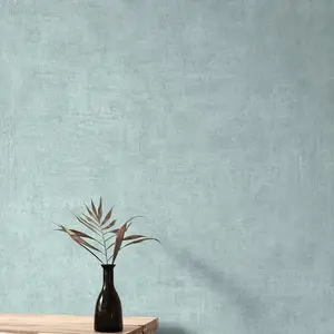 Grandeco Annabella Distressed Plaster Textured Wallpaper, Aqua