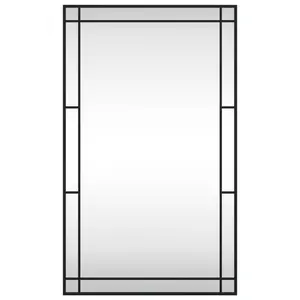 Mirl Rectangle Metal Wall Mirror 100 cm H x 30cm W