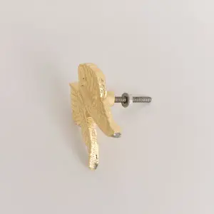 Melody Maison Shiny Gold Angel Wings Drawer Knob