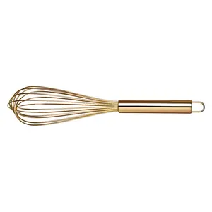 Canora Grey Dixon Stainless Steel Whisk Gold / 8cm H x 39cm W