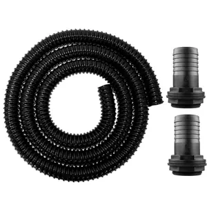 SUPER FLOW waterbutt/rain barrel /ibc tank LINKING kit,1m of 2" hose with two hosetails with nut and washer (REQUIRES 60mm HOLES)