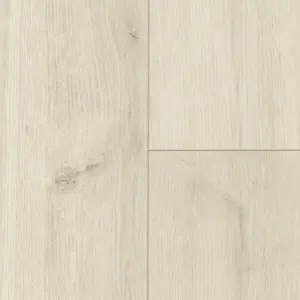 GoodHome Italo White Bleached Oak effect Textured Click vinyl Planks, 2.36m²