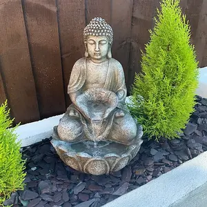 Tranquil Buddha Oriental Mains Plugin Powered Water Feature