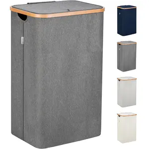 Fabric Laundry Hamper Grey