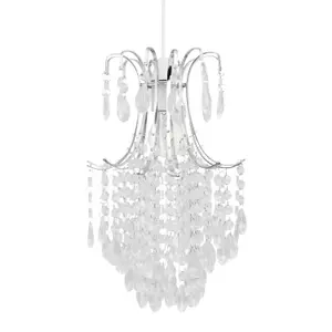 First Choice Lighting Chandelier Style Easy Fit Ceiling Light Shade