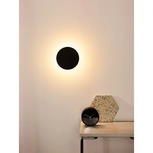 Lucide Eklyps Led Modern Wall Light 15cm - LED - 1x6W 3000K - Black