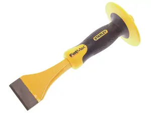 Stanley 4-18-330 Fatmax Electricians Flooring Chisel With Guard 55Mm/2 1/4 Inch