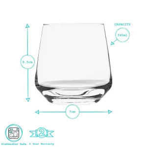 Argon Tableware - Tallo Whisky Glasses - 345ml - Pack of 6