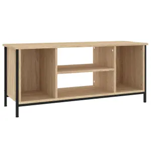 Berkfield TV Cabinet Sonoma Oak 102x35x45 cm Engineered Wood