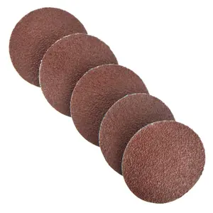 5pk Flap Disc Set 50mm Twist Button Abrasive Discs Sanding 60 Grit SIL156