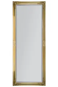 MirrorOutlet Caspian Gold Full Length Mirror 180 x 70 CM