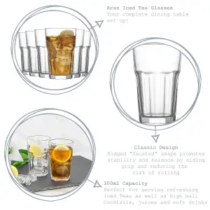 LAV - Aras Highball Glasses - 300ml - Pack of 6