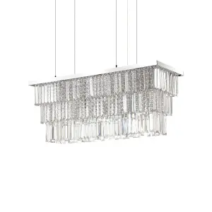 Luminosa Martinez 6 Light Ceiling Pendant Chrome