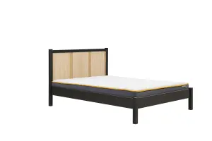 Birlea Croxley King Rattan Bed Black