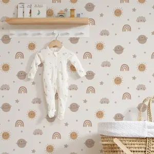 My Sun And Stars Wallpaper In Neutrals