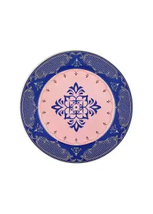 Rozi Jaswely Collection Porcelain Dinner Plates, Set of 6 - Pink