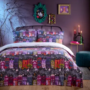 furn. Creepy Town Reversible Duvet Set