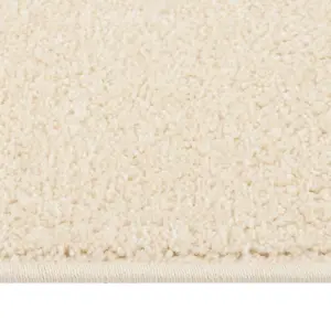 Rug Short Pile 160x230 cm Cream