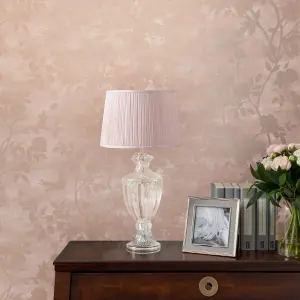 Laura Ashley Eglantine Contemporary Blush Trail Smooth Wallpaper Sample