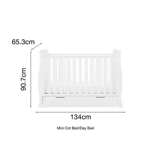 Stamford Mini Cot Bed White