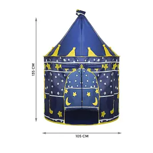 KIDS POP UP WIZARD PRINCESS CASTLE BALL PLAYING TENT INDOOR OUTDOOR PLAYHOUSE