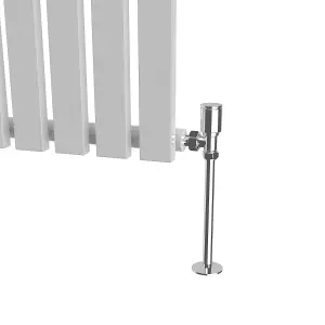 Rinse Bathrooms 1600 x 410mm White Vertical Designer Radiator Rad Single Column Radiator Rad Rectangular Flat Panel