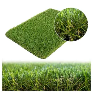 Promo 35mm Artificial Grass, Outdoor Artificial Grass For Lawn, Non-Slip Outdoor Artificial Grass-18m(59') X 4m(13'1")-72m²