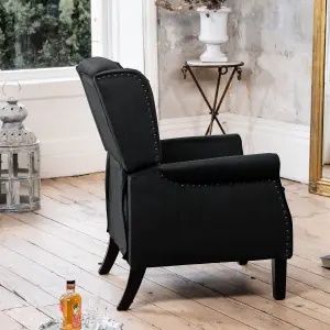 Annapoli Recliner Armchair - Black