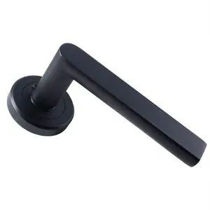 Serozzetta Latch Door Handle (Set of 2) Matt Black