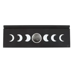 Something Different Moon Phase Tarot Cards Tealight Holder Black/White (One Size)