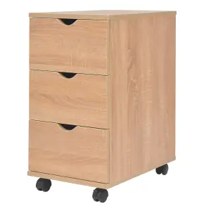 Berkfield Drawer Unit 33x45x60 cm Oak