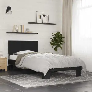 Berkfield Bed Frame without Mattress Black 100x200 cm