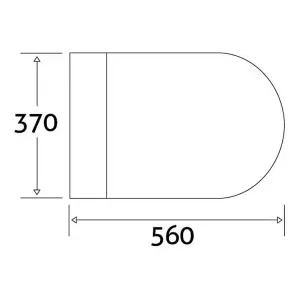 Isaac Modern Round Wall Hung Toilet with Soft Closing Seat