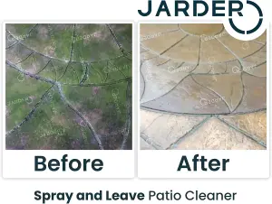 4 x 5L Jarder Spray & Leave Patio Cleaner - Green Mould and Algae Remover