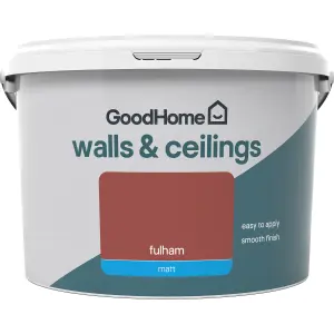 GoodHome Walls & ceilings Fulham Matt Emulsion paint, 2.5L