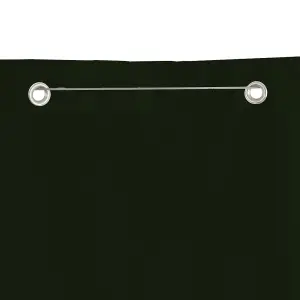 Berkfield Balcony Screen Dark Green 80x240 cm Oxford Fabric