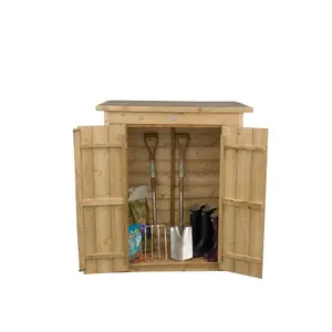 Forest Garden 600L Shiplap Apex Garden storage 1320mm 1080mm