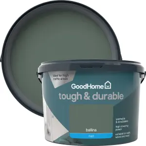 GoodHome Tough & Durable Ballina Matt Emulsion paint, 2.5L