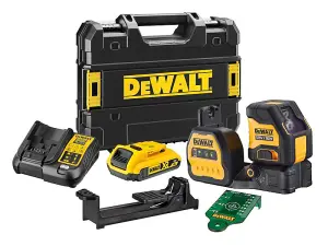 Dewalt DCE088D1G18 Self-Levelling Cross Line Green Beam Laser 12 18V 1 x 2.0Ah