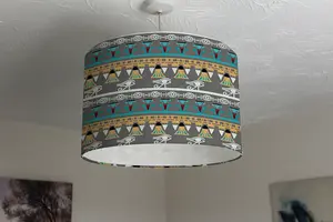 Tribal art, Egyptian vintage ethnic silhouettes (Ceiling & Lamp Shade) / 25cm x 22cm / Lamp Shade