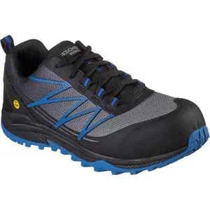 Skechers Puxal Safety Trainers Black/Blue