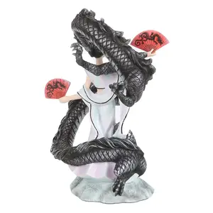 Anne Stokes Dragon Dance Figurine White/Black/Red (One Size)