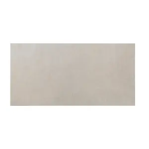 Colours Structured Off white Matt Concrete effect Textured Porcelain Indoor Wall & floor Tile, Pack of 6, (L)600mm (W)300mm