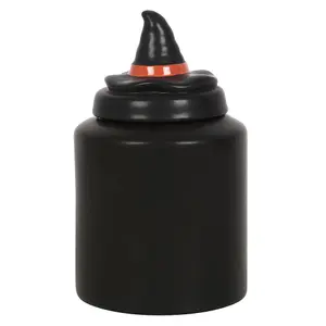 Something Different Witches Brew Ceramic Tea Caddy Black (One Size)