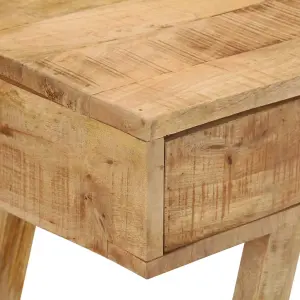 Berkfield Desk 100x45x90 cm Solid Rough Mango Wood