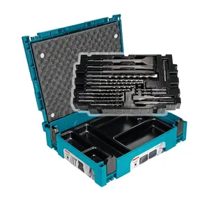 Makita 17 Piece SDS Plus Drill Bit + Bullet Cold Flat Chisel Set + Makpac 4 Case