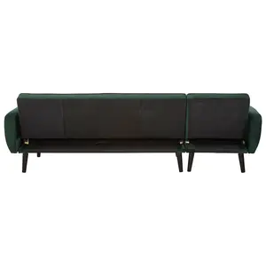 Interiors by Premier Serene 3 Seat Green Sofa Bed